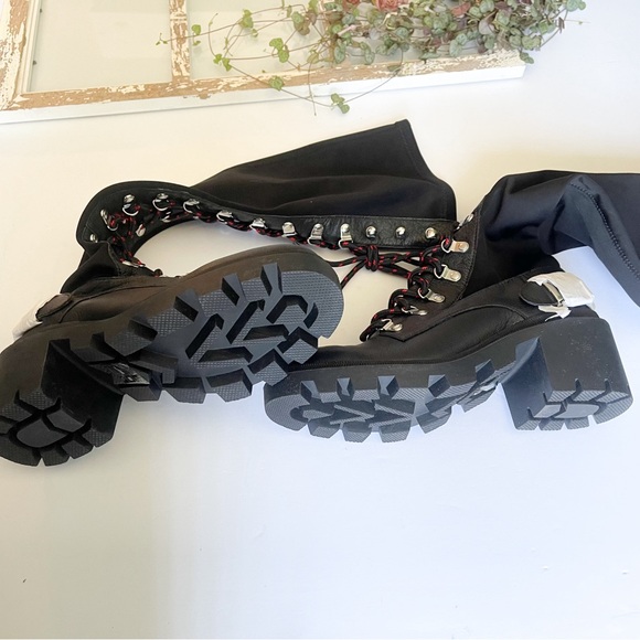 NEW Free People X Silent D Arlo Hiker Boots - Picture 8 of 12